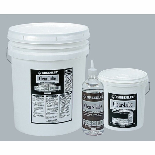 GREENLEE CLR-5 LUBE CABLE-CLEAR 5-GALLON (CLR-5) 50104390/783310104391
