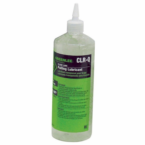 Greenlee Clr-Q Lube Cable-Clear 1-Quart(Clr-Q) 50104373/783310104377