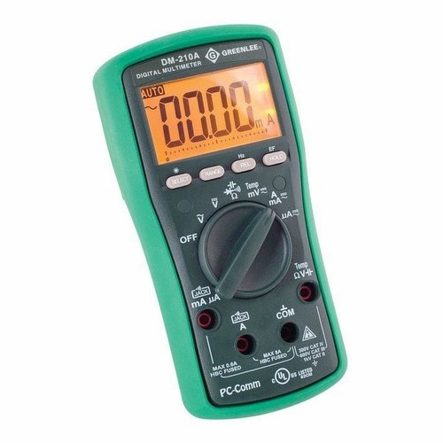 GREENLEE DM-210A DMM 1KV AC/DC CAP TEMP(DM-210A) 52047802/783310087410