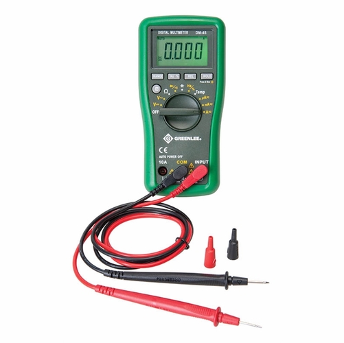 GREENLEE DM-45 DMM 600V AC/DC 10A CAP TEMP (DM-45) 52059477/783310003373