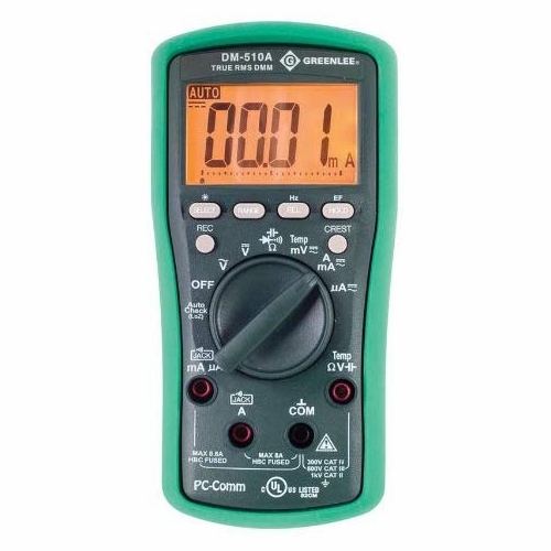 GREENLEE DM-510A-C DMM TRMS AC/DC(DM-510A)(CALIB) 52047811/783310357582