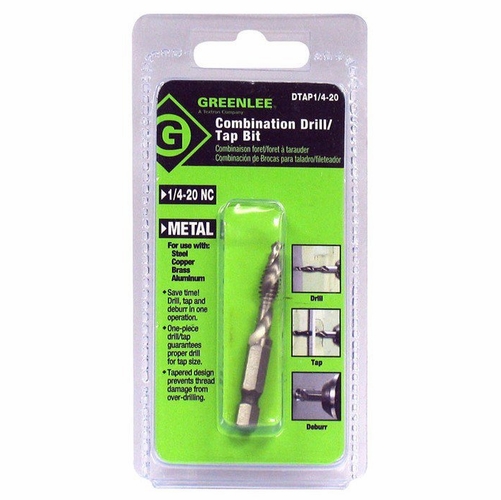 GREENLEE DTAP1/4-20 DRILL/TAP 1/4-20 50176161/783310176169