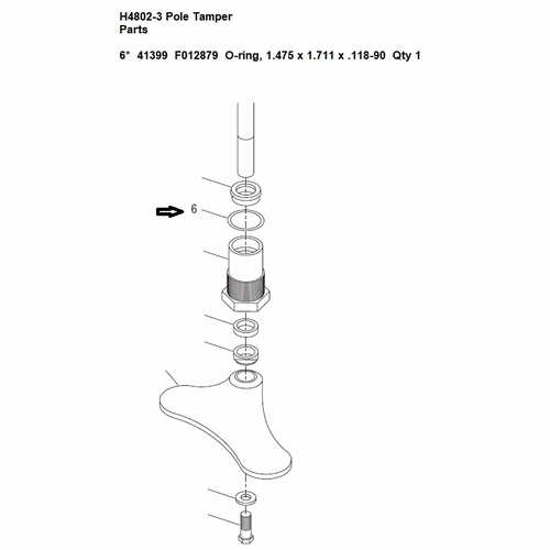 Greenlee  F012879 O-Ring 1.475X1.711X.118 90D 50413990 / 783310413998