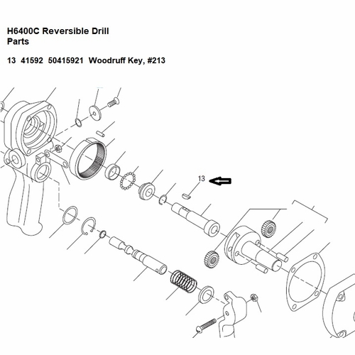 Greenlee  F016729 Key, Woodruff-213 (.125X.375) 50415921 / 783310415923