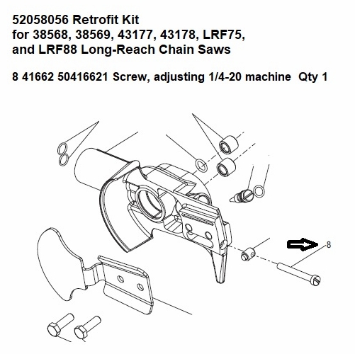 GREENLEE F017907 SCREW,MACH,FILHD (1/4-20X2.00) 50416621 *** MUST ORDER IN MULTPLES OF 5 ***