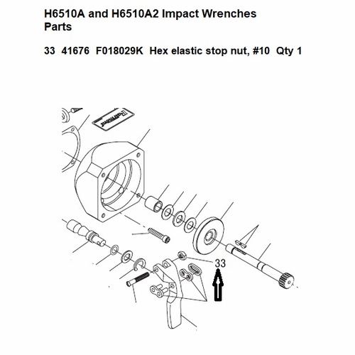 Greenlee F018029K Nut,Lock-Hex (10-24 Zp) 50416760 / 783310416760