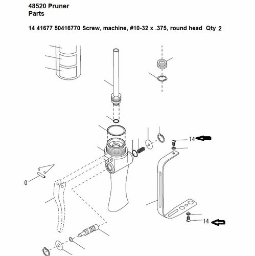 Greenlee  F018077 Screw,Mach-Rd Zp  10-32X.375 50416770 / 783310416777
