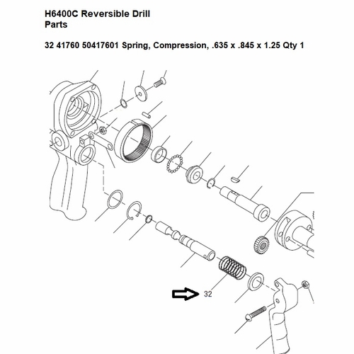 GREENLEE F019817 SPRING, COMP.63X.84X1.25, SS 50417601 / 783310417606