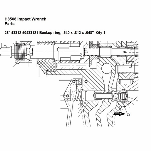 Greenlee  F021451 Ring, Bu,Sngle T .640X.812X.048 50433121 / 783310433125
