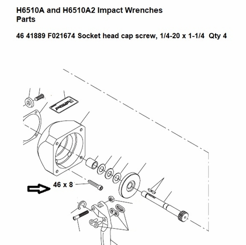 Greenlee  F021674 Screw,Cp1/4-20X1.25 Skthd Blox 50418892 / 783310418894