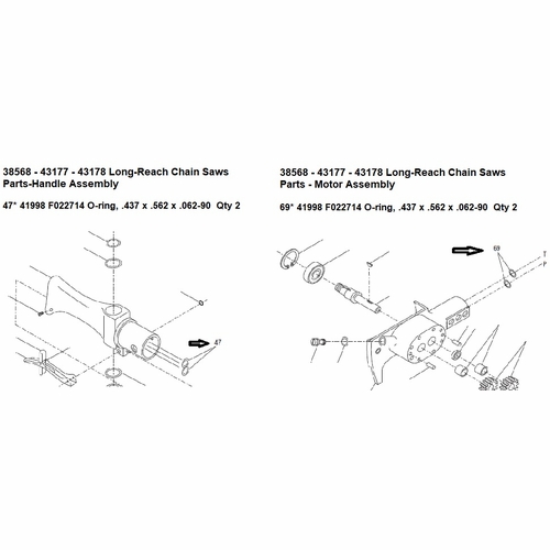 GREENLEE F022714 O-RING,UR (.437X.562X.062 90D) 50419982 ***MUST ORDER IN MULT OF 5 ***