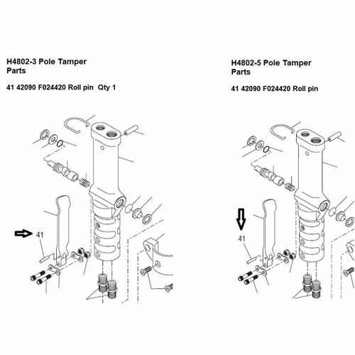Greenlee  F024420 Rollpin (.140X1.000) 50420902 / 783310420903