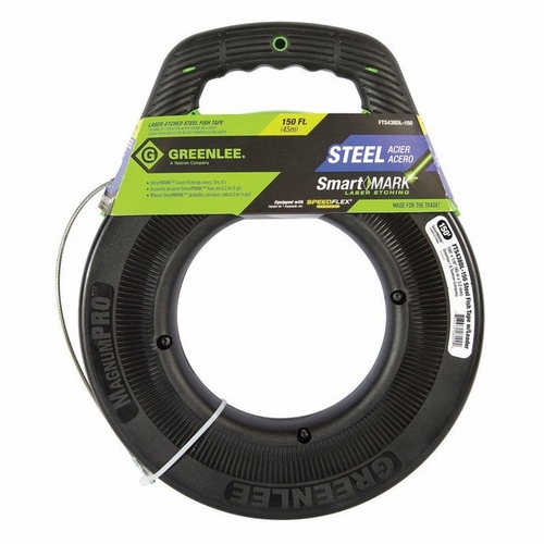 Greenlee Fts438Dl-150 Fishtape Steel-150 Ft W/Leader 52055698/783310262992