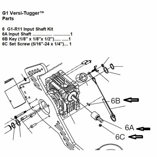Greenlee G1-R11 Input Adaptor Kit, Replacement 52087850 783310048091