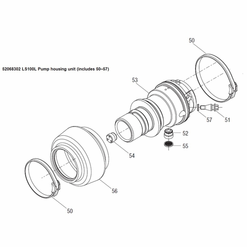 Greenlee Glhb.6116  Pump Housing Assembly (Ls100)  783310030607/52068302