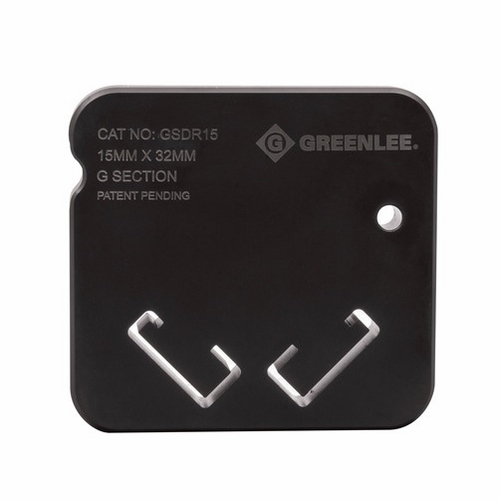 GREENLEE GSDR15 DIES, DIN-G SECTION (PKGD) 52086406 / 783310037385