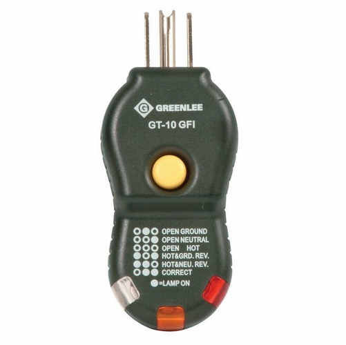 Greenlee Gt-10Gfi Tester Circuit-Gfi (Gt-10Gfi) 50121251/783310121251