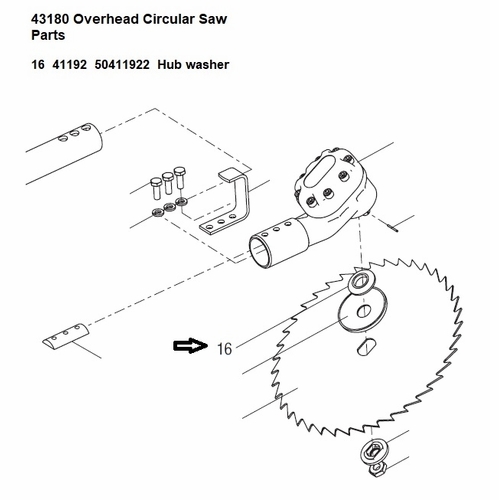 Greenlee  Gt111207-1 Washer, Hub (H6300C) 50411922 / 783310411925