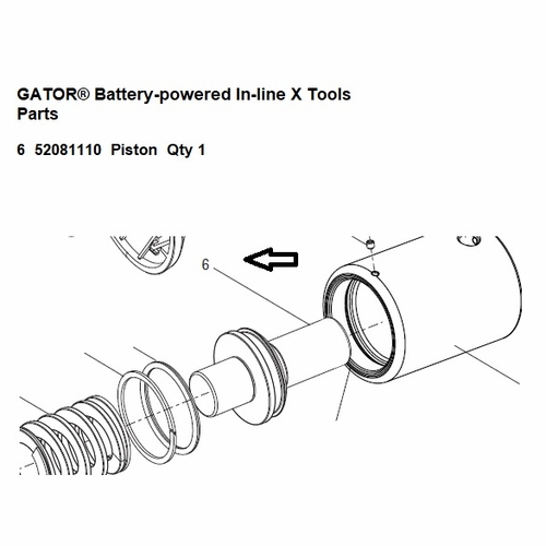 Greenlee HE.17020 PISTON 52081110 783310071211