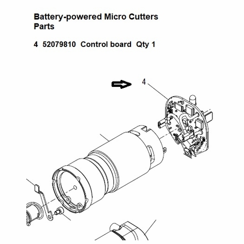 Greenlee He.17484 Circuit Brd Programmed (10,8V) Cutters 52079810 783310066347