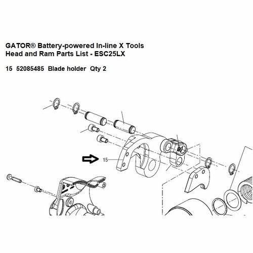 Greenlee He.18106 Holder, Blade 52085485 783310086390