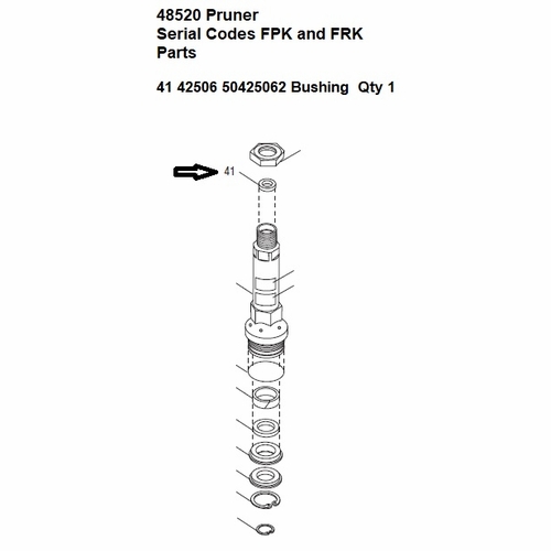 Greenlee  L060007 Bushing 50425062 / 783310425069