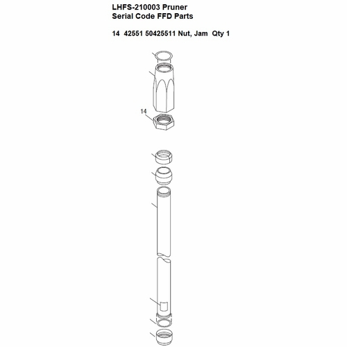 GREENLEE  L060062 NUT, JAM 50425511 / 783310425519