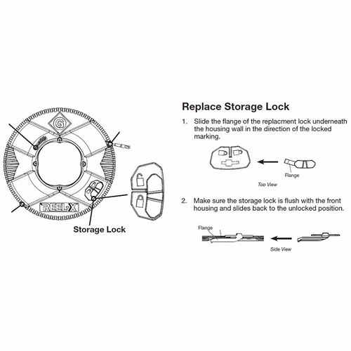 Greenlee RFTXSL SLIDE LOCK KIT 52087631 783310047223