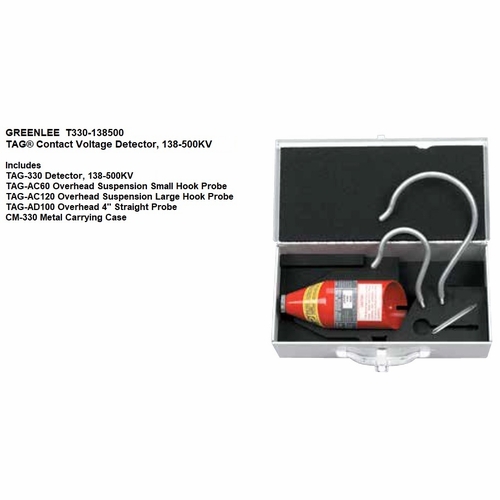 Greenlee T330-138500 Contact Volt Det,138-500Kv,Kit 52087280 / 783310556206