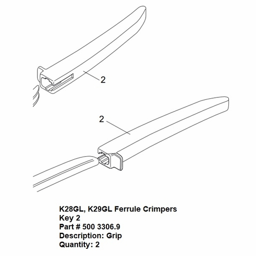 GREENLEE WE.2804 GRIP 50033069/783310033066