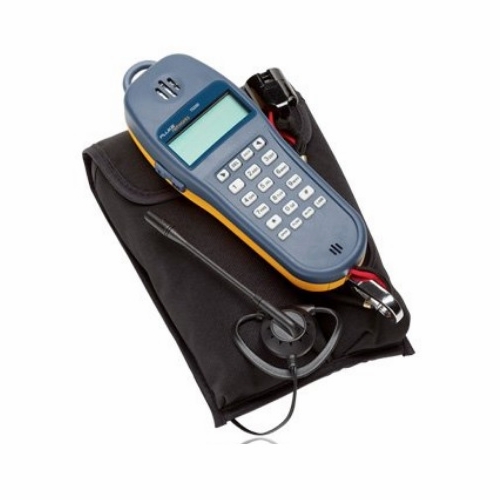 HARRIS/FLUKE TS25D TEST SET WITH LCD 25501-109 W/POUCH & EARPIECE