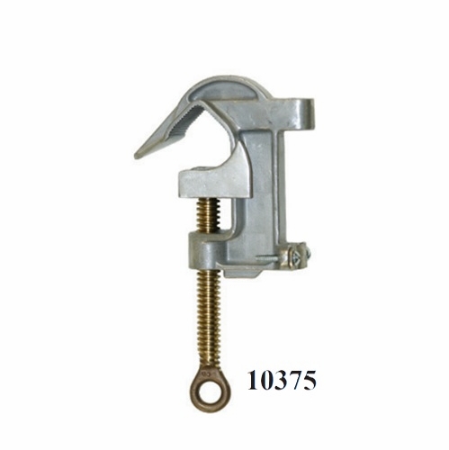 HASTINGS 10375 Ground Clamp, 2 inches C-Head, with serrations