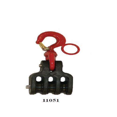 Hastings 11051 Single 3-Sheave Block Only