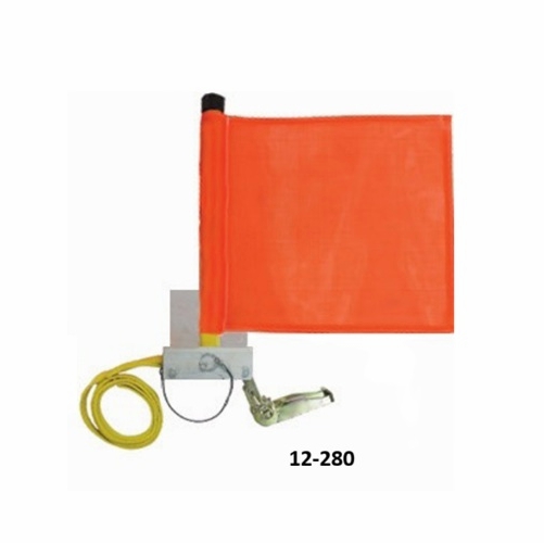 HASTINGS 12-280 Single Holder, Ratchet and Strap, Mast with Flag Assembly