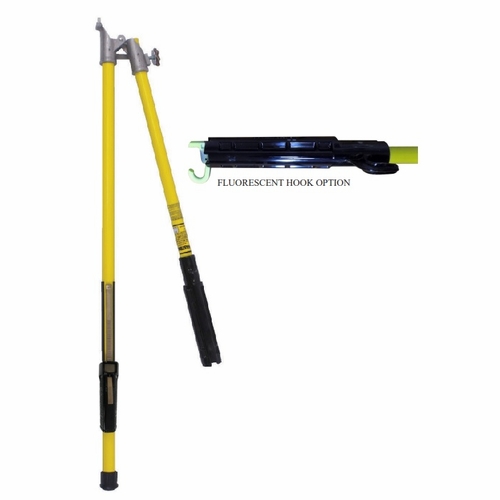 Hastings 13413-F 8 Ft 6 Inch Folding Shotgun Stick W/ External Operating Rod W/Fluorescent Hook