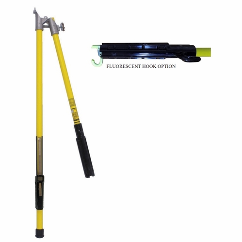 Hastings 13414-F  10 Ft 6 Inch Folding Shotgun Stick W/Ext. Operating Rod W/Fluor. Hook Option