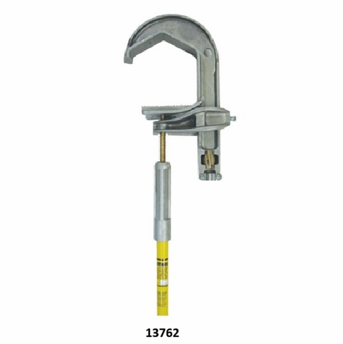 HASTINGS 13762 Ground Clamp Mounted on 1.25 inch x 8 ft. Splice Pole