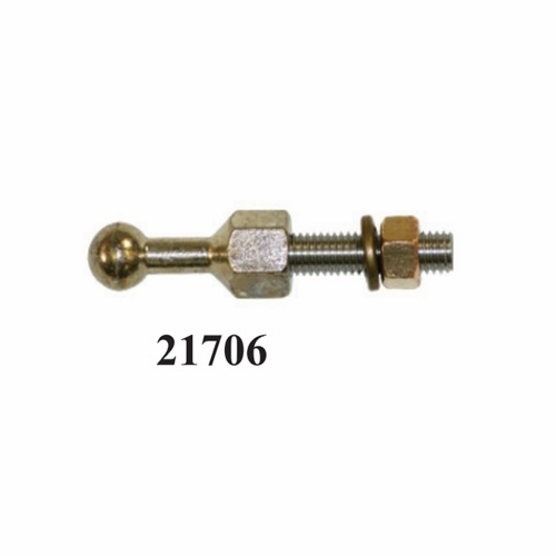 HASTINGS 21706 Ball Stud - Long Threads 2 inch