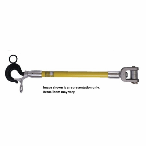 HASTINGS 3409-1 Strap Hoist Isolating Link 6 in. Fiberglass W/Hot Stick Operated Safety Latches
