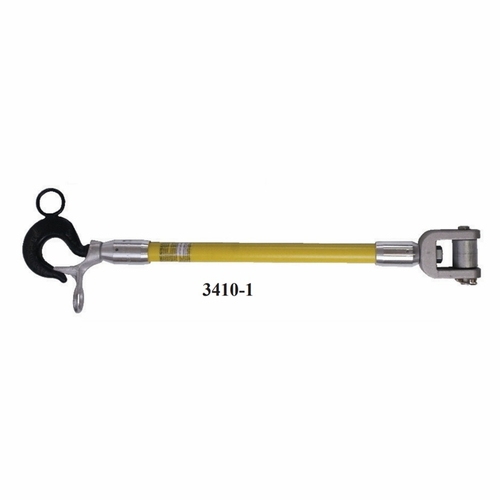 HASTINGS 3410-1 Strap Hoist  Isolating Link 12 inch  Fiberglass W/Hot Stick Operated Safety Latches