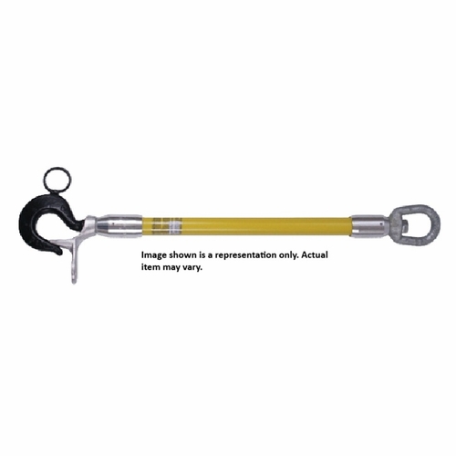 HASTINGS 3413-1 Strap Hoist Isolating Link 6 inch Fiberglass W/Hot Stick Operated Safety Latch