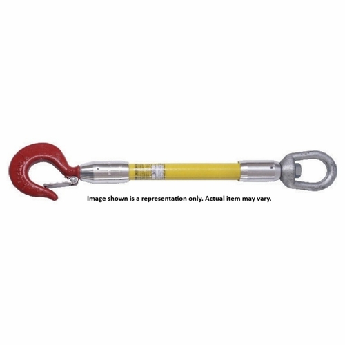 HASTINGS 3414 Strap Hoist Isolating Link 12 inch Fiberglass W/Hot Stick Operated Safety Latch