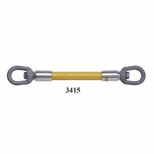 HASTINGS 3415 Strap Hoist Isolating Link 6 inch Fiberglass with Double Swivel Eye