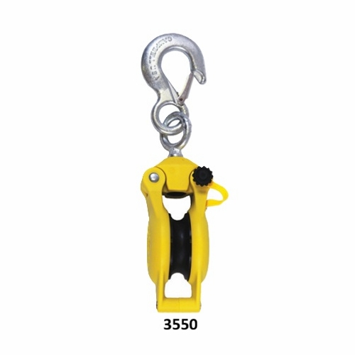 Hastings 3550 Hand Line Block With Swivel Hook (Side Opening