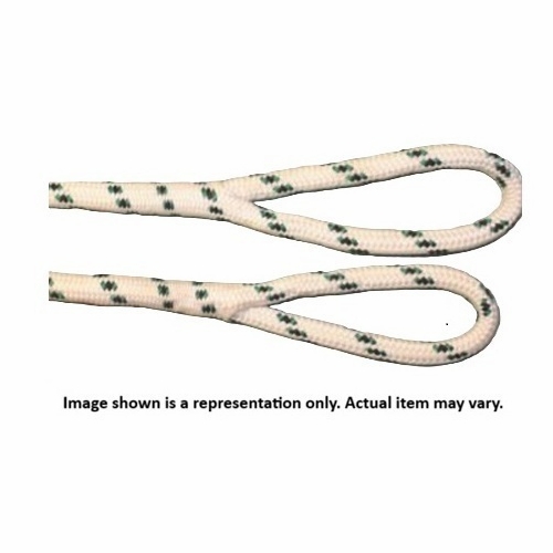HASTINGS 3609-2 100 ft Coil 1/2 in. Navy Braid Rope W/Eye Splice on each Emd