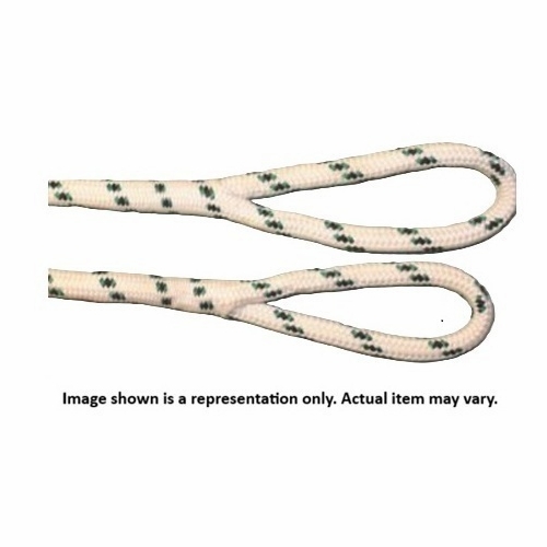 Hastings 3610-2 100 Foot  Coil 1 Inch  Navy Braid Rope W/Eye Splice Ea. End