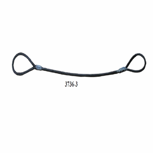 Hastings 3736-3 Wire Rope Sling 3/8 Inch (Eye & Eye)