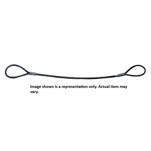 HASTINGS 3852-5 Wire Rope Sling Eye and Eye 3/4 inch x 5 ft.