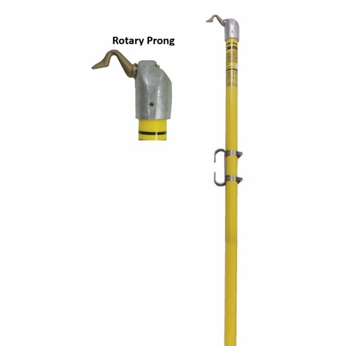 Hastings 4681-8 1 1/4 Inch  X 8 Foot  Tie Stick With Rotary Prong