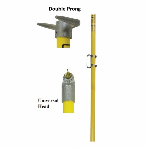 HASTINGS 4685-6 1 1/4 in. x 6 ft. Tie Stick with Double Prong and Universal Head